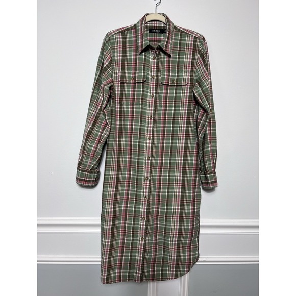 Lauren Ralph Lauren Dresses & Skirts - Lauren Ralph Lauren (2) Plaid Shirt Dress-Preppy-Equestrian-Cottagecore-Country